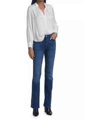 Zadig & Voltaire Tink Draped Satin Blouse