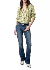 Zadig & Voltaire Tink Floral Long-Sleeve Shirt