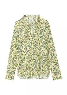 Zadig & Voltaire Tink Floral Long-Sleeve Shirt