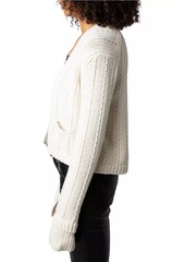 Zadig & Voltaire Travy Wool Knit Cardigan