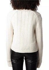 Zadig & Voltaire Travy Wool Knit Cardigan