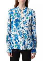 Zadig & Voltaire Twina Crêpe Garden Flowers Shirt