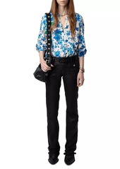 Zadig & Voltaire Twina Crêpe Garden Flowers Shirt