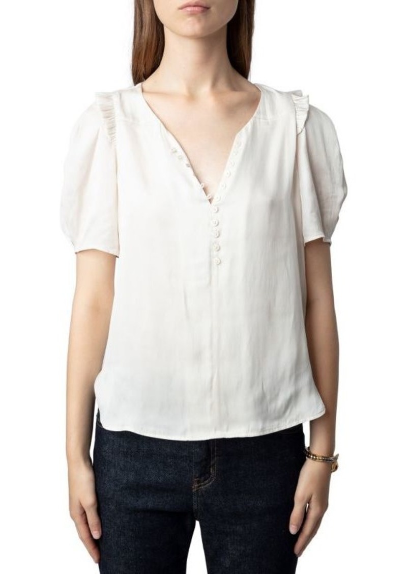 Zadig & Voltaire Twity Satin Blouse