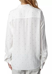 Zadig & Voltaire Tyrone Silk Embellished Shirt