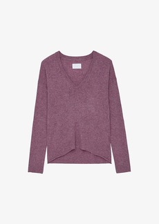 Zadig & Voltaire Vivi Patch Sweater In Lilas