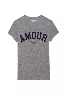Zadig & Voltaire Walk Amour Logo T-Shirt