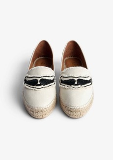 Zadig & Voltaire Wing Espadrille In White