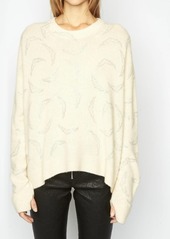 Zadig & Voltaire Wings Sweater In Beige