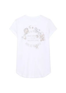 Zadig & Voltaire Woop Ico Blason Embroidered T-Shirt