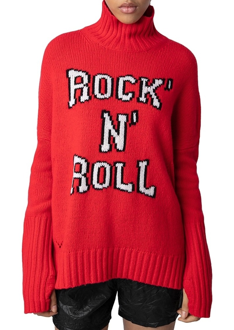 Zadig & Voltaire Alma Rock N Roll Merino Wool Sweater