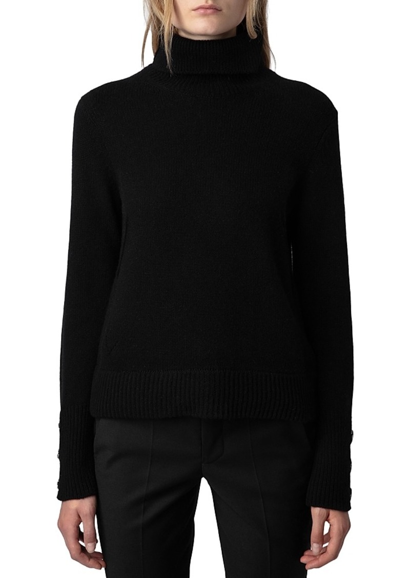 Zadig & Voltaire Bijoux Boxy Fit Cashmere & Wool Sweater