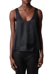 Zadig & Voltaire Carys Satin Tank