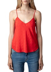 Zadig & Voltaire Casel Jac Wings Silk Camisole