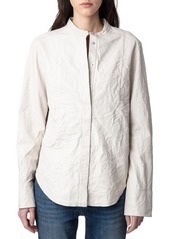 Zadig & Voltaire Chic Cuir Froisse Leather Shirt