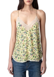 Zadig & Voltaire Christy Lace Trim Camisole