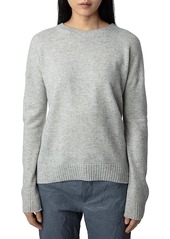 Zadig & Voltaire Cici Cashmere Elbow Patch Sweater
