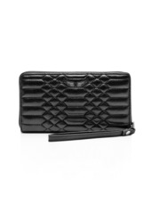 Zadig & Voltaire Compagnon Mat Embossed Leather Wallet