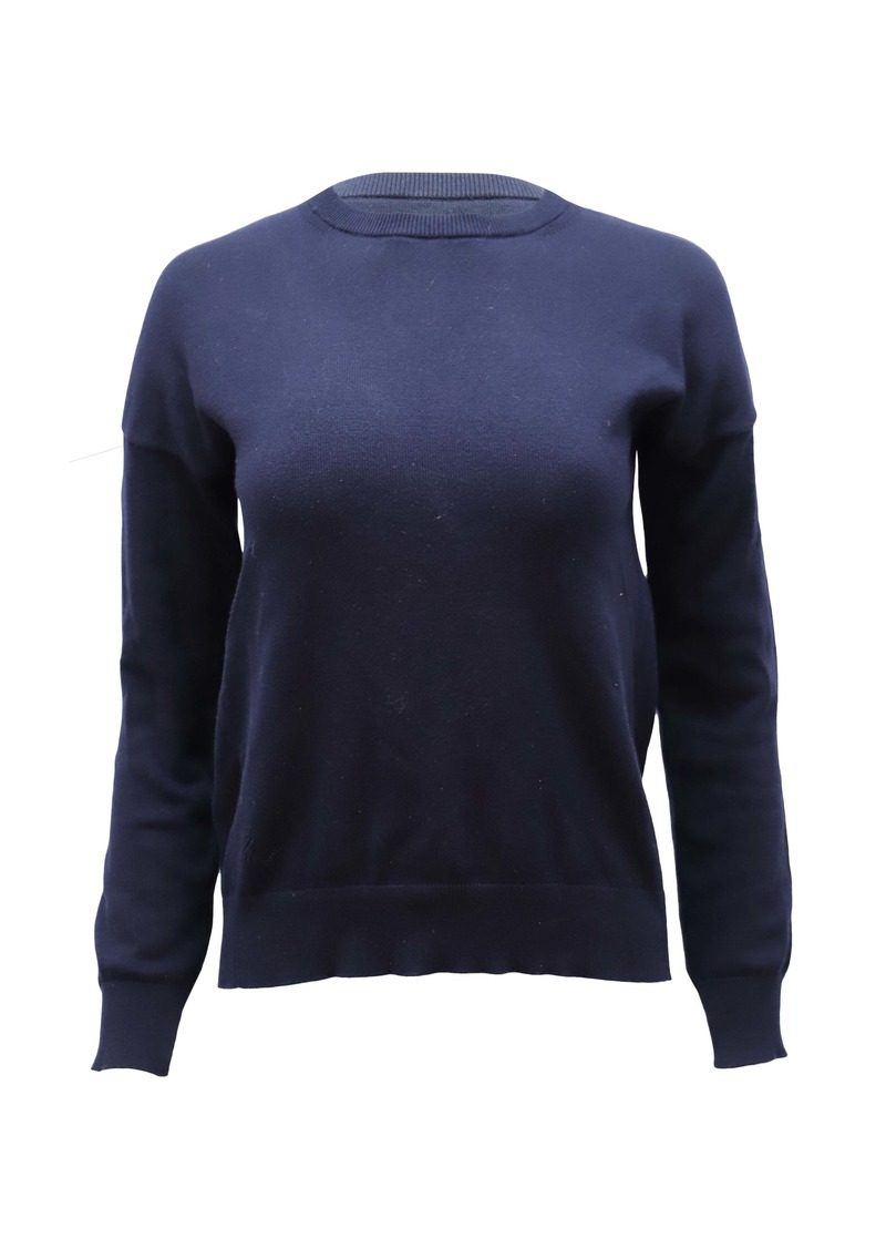 Zadig & Voltaire Elbow Stars Sweater in Navy Blue Cotton