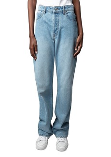 Zadig & Voltaire Evy Flared Jeans in Light Blue