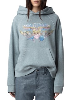 Zadig & Voltaire Georgy Embellished Graphic Tour Hoodie