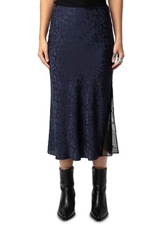 Zadig & Voltaire Jayla Jacquard Silk Skirt