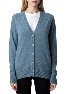 Zadig & Voltaire Jim Star Patch Cashmere Cardigan