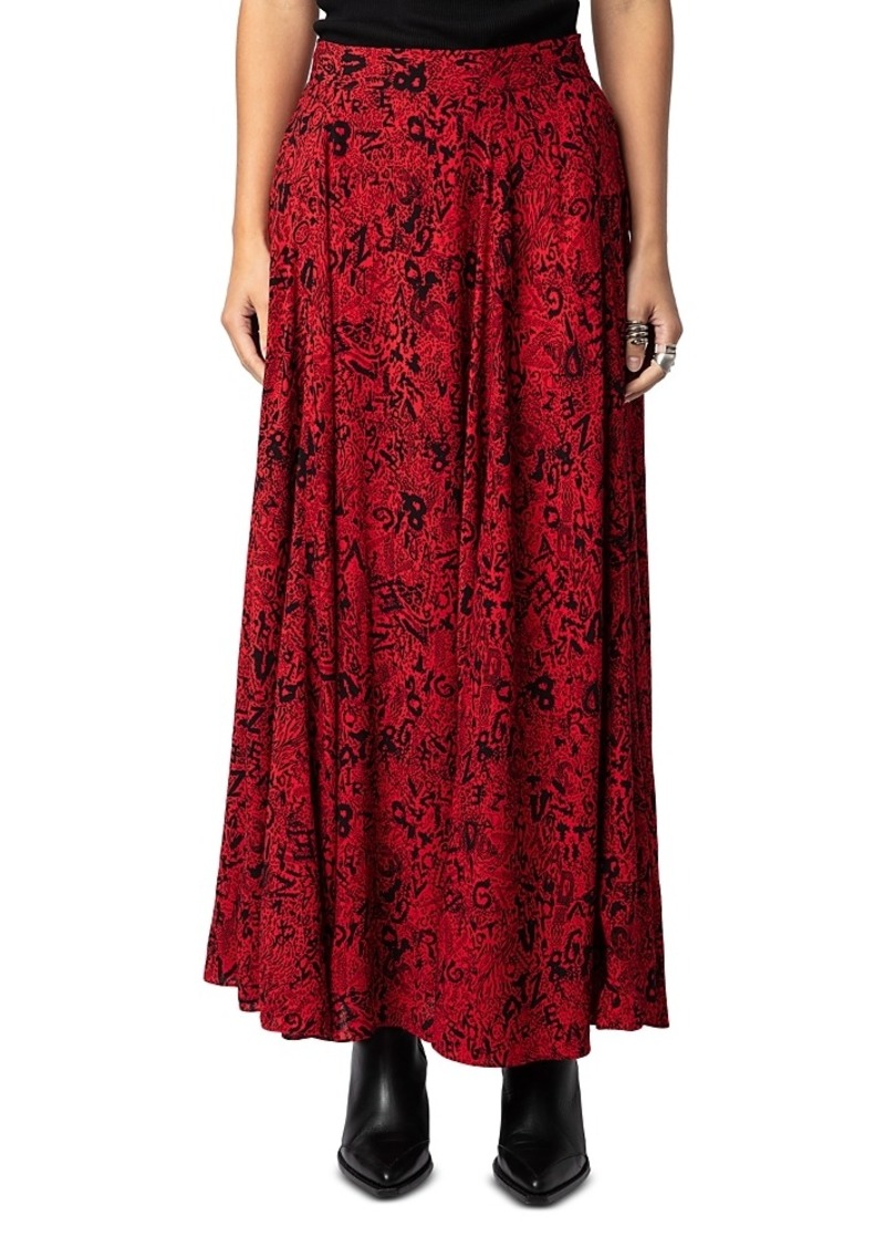 Zadig & Voltaire Joyo Soft Maxi Skirt