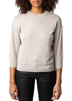 Zadig & Voltaire Kandy Merino Wool Crystal Sweater