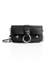 Zadig & Voltaire Kate Arty Snakeskin Chain Wallet 