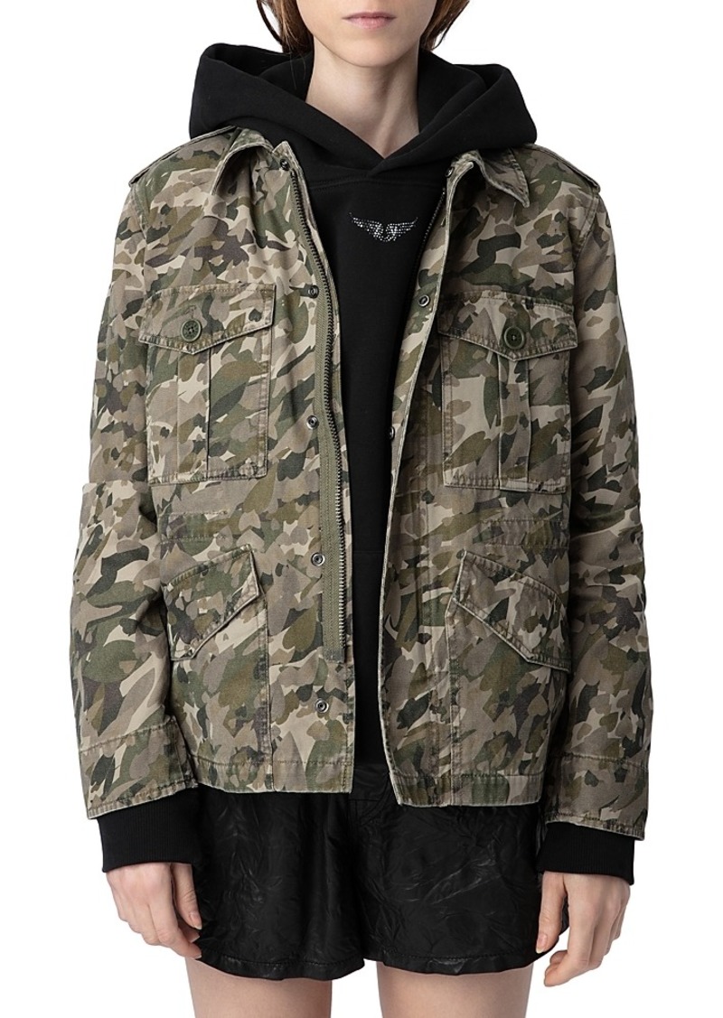 Zadig & Voltaire Krisa Camo Jacket