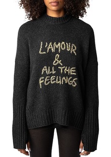 Zadig & Voltaire Malta We Feelings Merino Wool Sweater