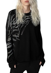 Zadig & Voltaire Markus Tiger Striped Cashmere Sweater