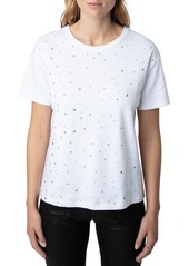 Zadig & Voltaire Marta Diamanté Cotton T-Shirt