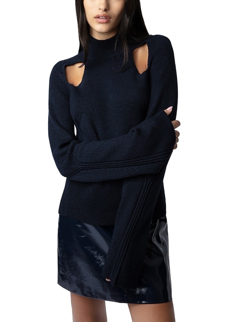 Zadig & Voltaire Micky Cutout Turtleneck Sweater