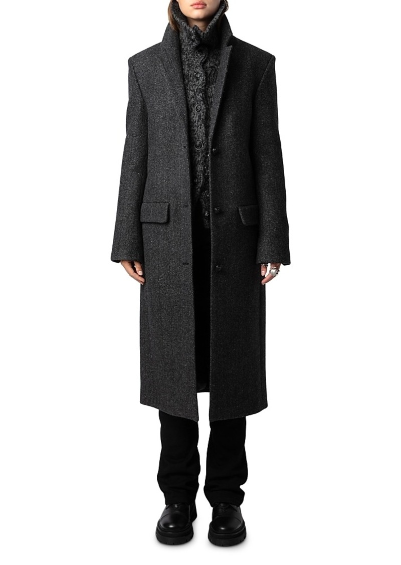 Zadig & Voltaire Mio Wool Blend Coat