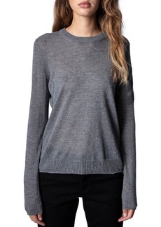 Zadig & Voltaire Miss CP Arrow Embellished Cashmere Sweater