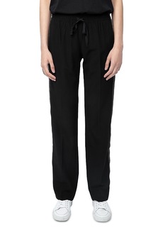 Zadig & Voltaire Pomy Crepe Drawstring Pants