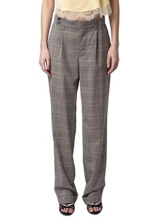 Zadig & Voltaire Pura Checked Wool Pants