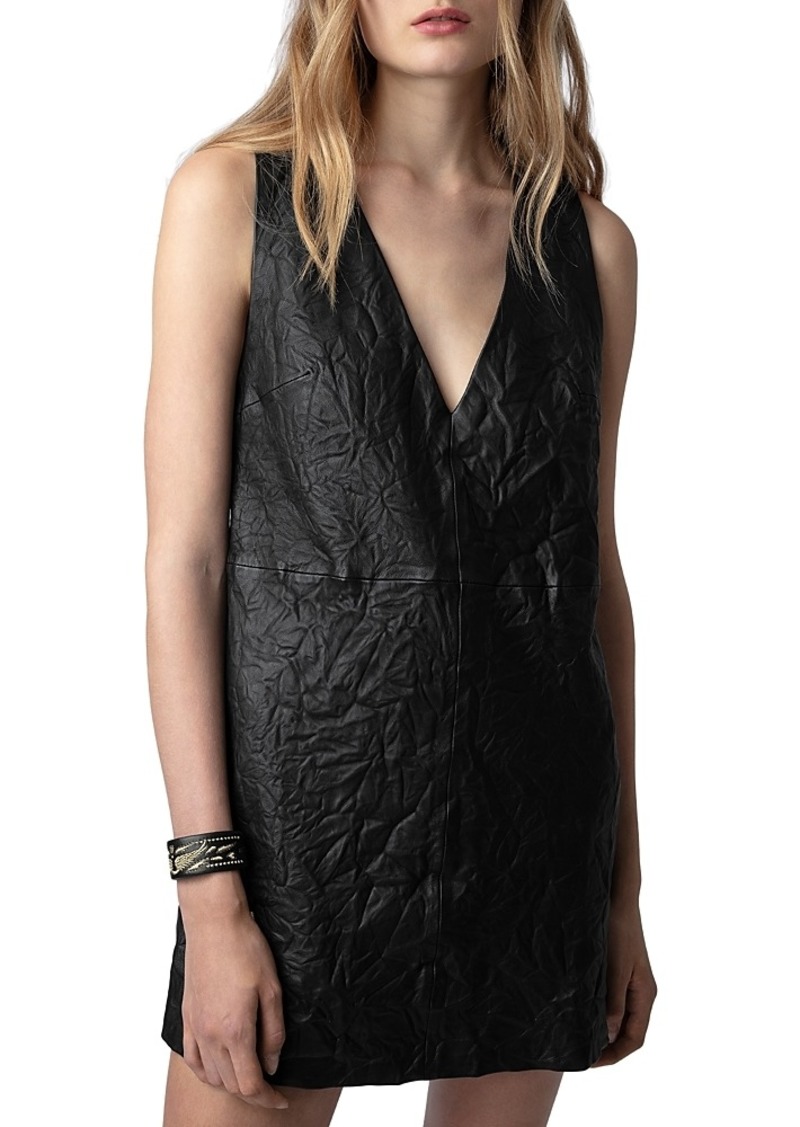 Zadig & Voltaire Rasha Leather Dress