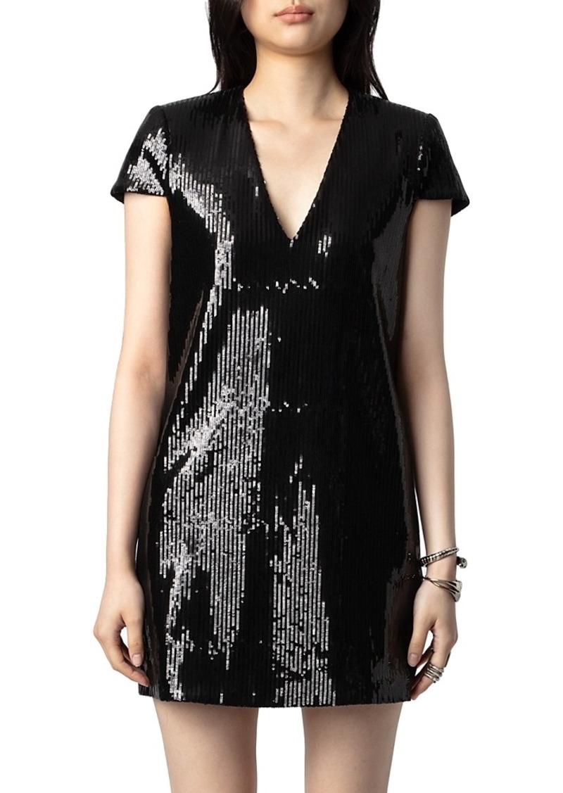 Zadig & Voltaire Rashu Sequined Mini Dress