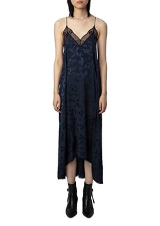 Zadig & Voltaire Risty Silk Jacquard High Low Dress
