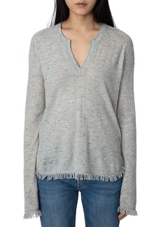 Zadig & Voltaire Riviera Embellished Cashmere Sweater