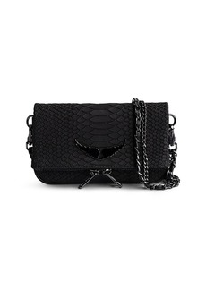 Zadig & Voltaire Rock Nano Soft Savage Mini Leather Handbag