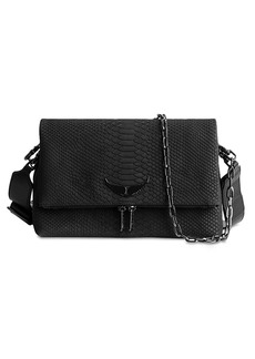 Zadig & Voltaire Rocky Soft Savage Small Leather Handbag