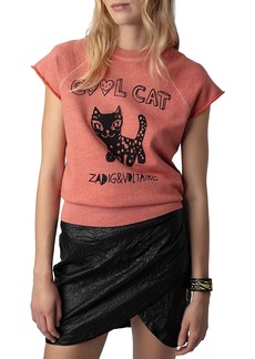 Zadig & Voltaire Rupper Mo Cool Cat Cotton Sweatshirts