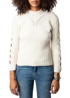 Zadig & Voltaire Sulky Merino Wool Crewneck Sweater