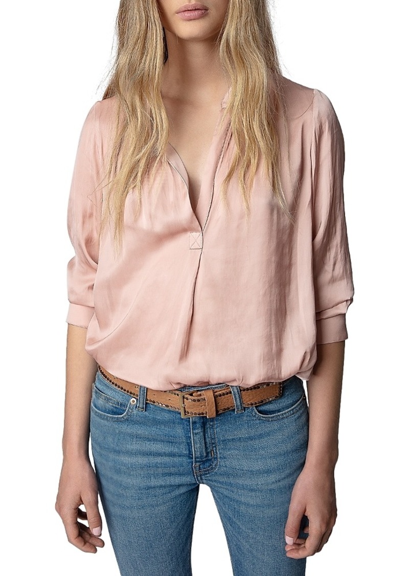 Zadig & Voltaire Tink Satin Blouse