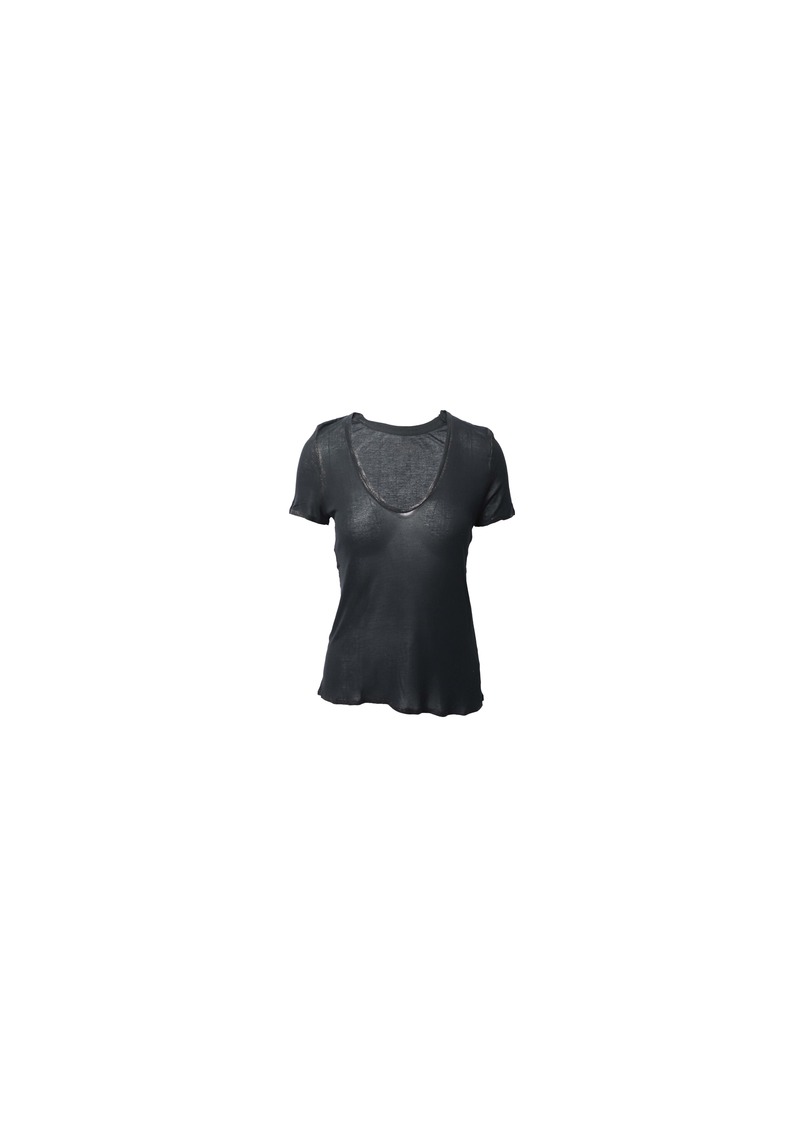 Zadig & Voltaire Tino Foil T-shirt in Black Modal