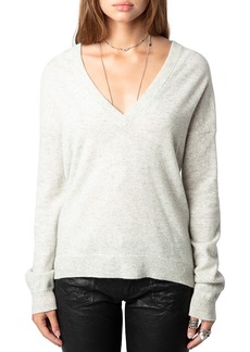 Zadig & Voltaire Vivi Ws Brod Patch Cashmere Sweater